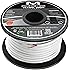 Mediabridge 14AWG 2-Conductor Speaker Wire (200 Feet, White) - 99.9% Oxygen Free Copper &ndash; UL Listed CL2 Rated for In-Wall Use (Part# SW-14X2-200-WH )