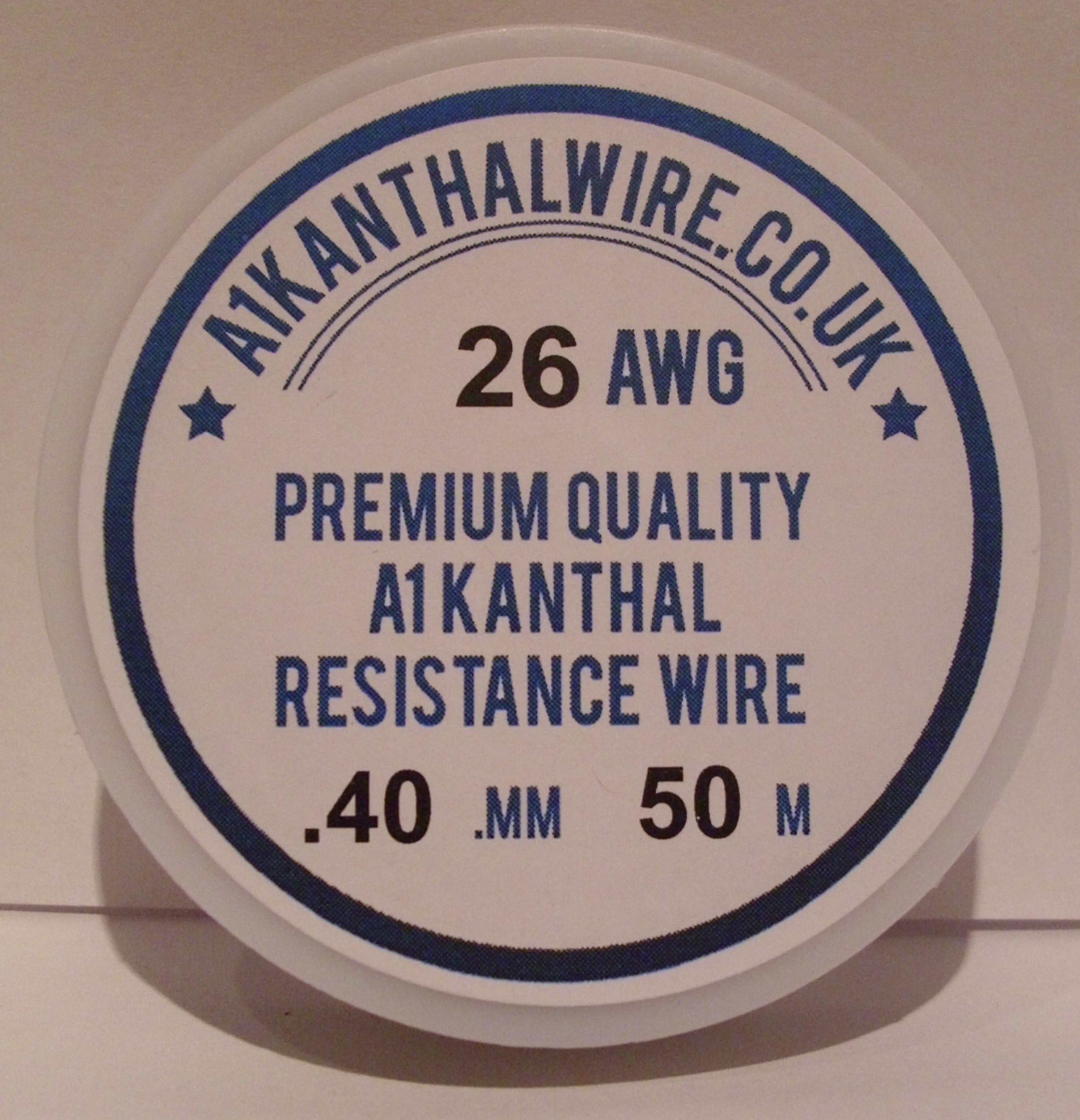 0.40mm Kanthal A1 (26 AWG) - 50 metre spool
