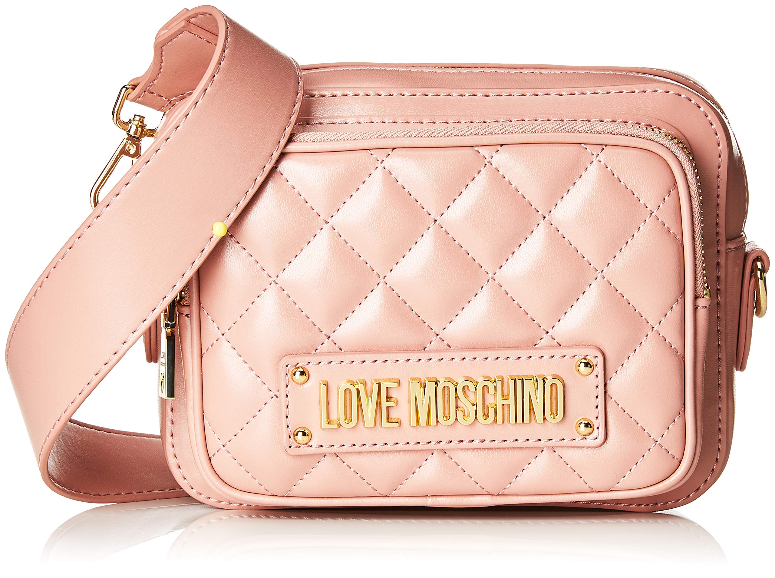 Love Moschino Quilted Nappa Pu, Women’s, Pink (Rosa), 15x10x15 cm (W x H L)