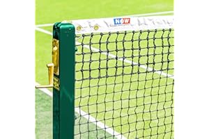 NET WORLD SPORTS Vermont Tennis Court Nets | Championship Quality, Heavy-Duty Design - Doubles or Singles Nets Available in 4 Thicknesses [2mm - 3.5mm]