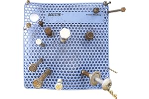 Boltster | Mechanic Tools Organization | Silicone Bolt and Bit Fastener Holder | Flexible Rubber Tool Pad