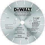 DEWALT DW3330 7-1/4-Inch Iron and Steel Cutting Segmented Saw Blade with 5/8-Inch and Diamond Knockout Arbor