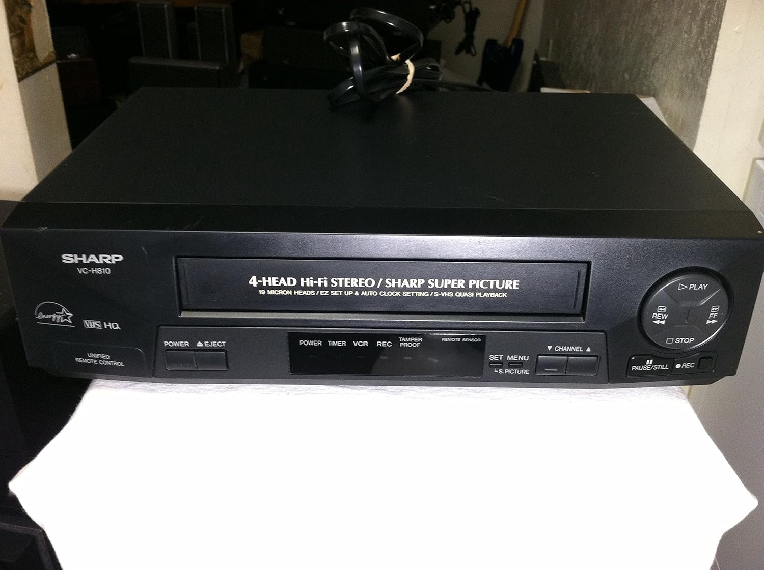 Amazon.com: Sharp VC-H810 VCR Video Cassette Recorder 4-Head Hi