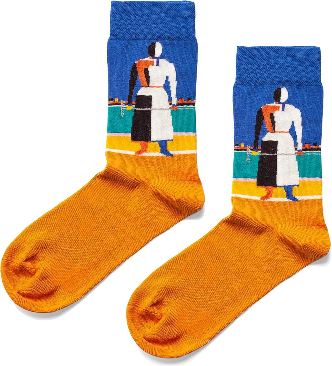 Novelty Socks with Famous Painting Cotton Art Printed Casual Crew Socks