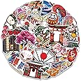 MONIZY Japan Travel Stickers 50 Pieces Vinyl Waterproof Decal for Laptop Water Bottle Phone Car Window Bike Motorcycle Stakeboard Scrapbook Japanese Sticker Gifts