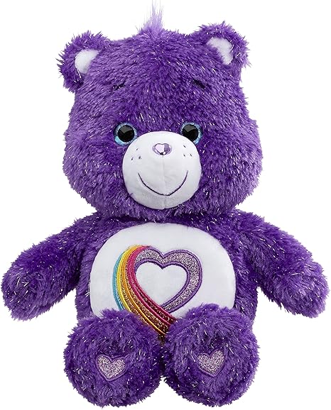 care bear with heart and rainbow