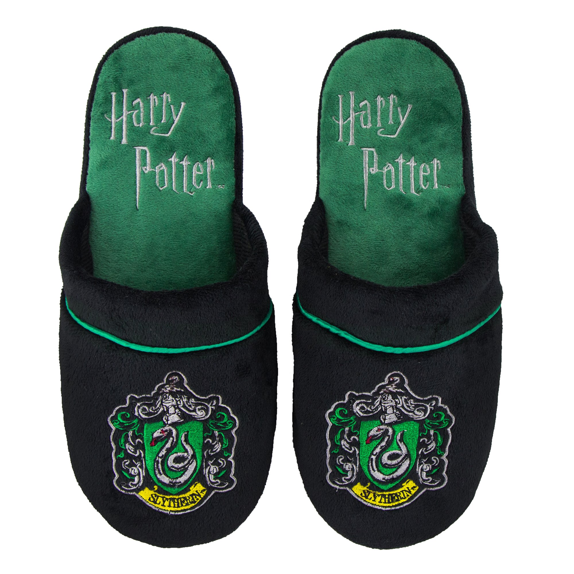 Cinereplicas - Harry Potter Slippers - Unisex - Pillow Walk Non-slip sole - Maison Serpentard - Licensed Products Warner Bros - Size M/L (Adult - 41/45) - Designed in France