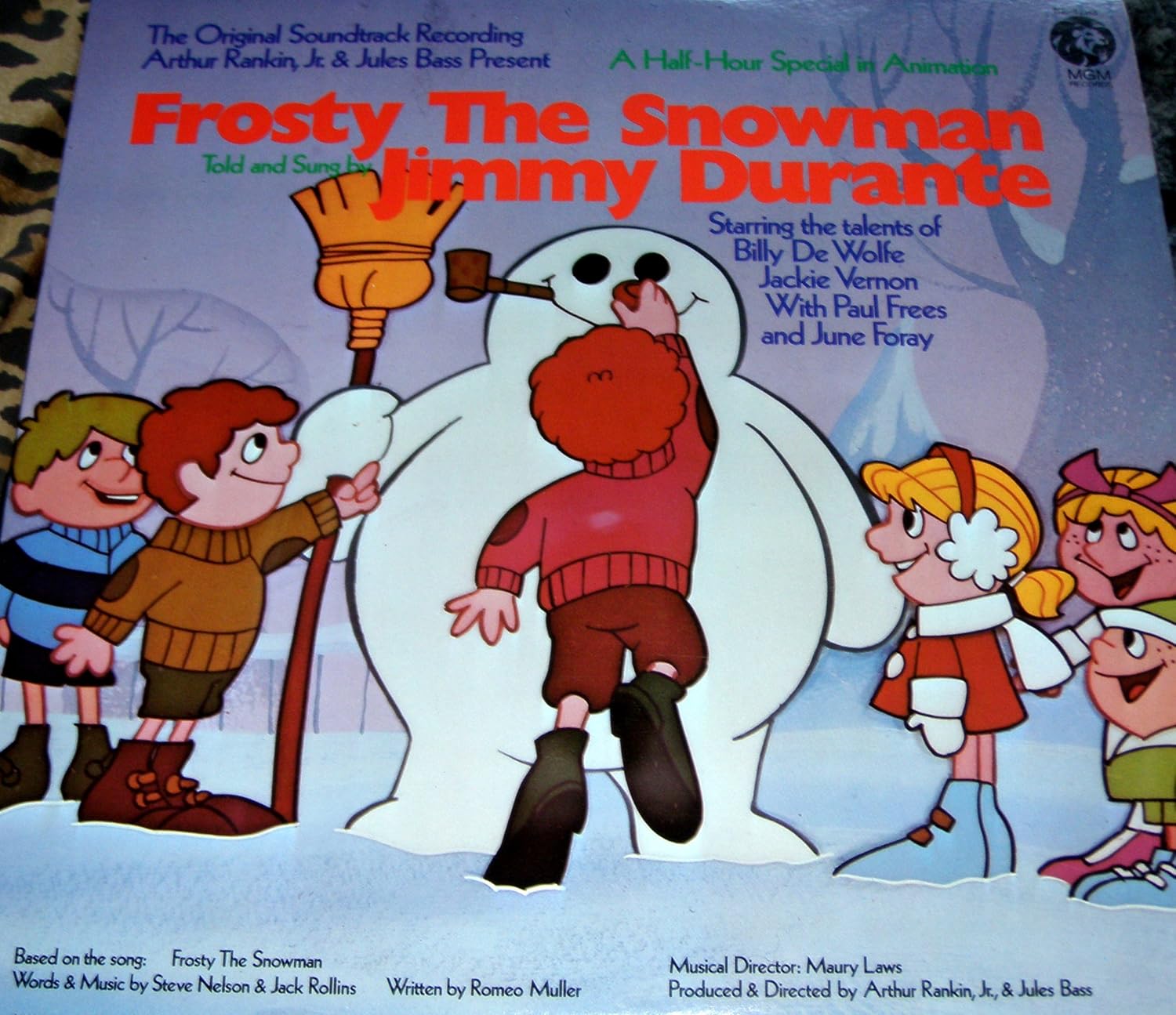 JIMMY DURANTE "FROSTY THE SNOWMAN"ORIGINAL SOUNDTRACK TO 1970 T.V
