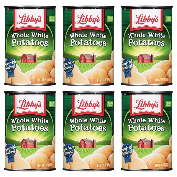 LIBBY’S WHOLE WHITE POTATOES 15OZ CANS (PACK OF...