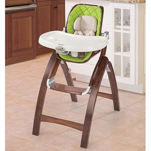  Summer Infant Bentwood Highchair Green Baby