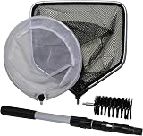 Supa 4 in 1 Pond Cleaning Kit Telescopic Pole Skimmer Net Brush view 7
