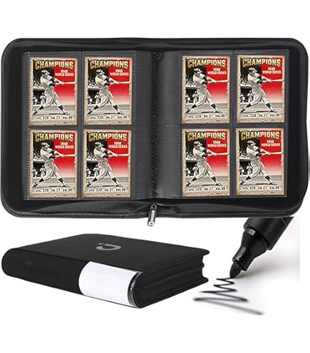 Trading Card Binder 4 Pocket, 240 Pockets Ringless PU Cover Card Collection Binder, Double Sided Card Binder Collector Album, Card Folder for MTG, TCG, Sports Cards, Game Card (Blue, 4Pockets)