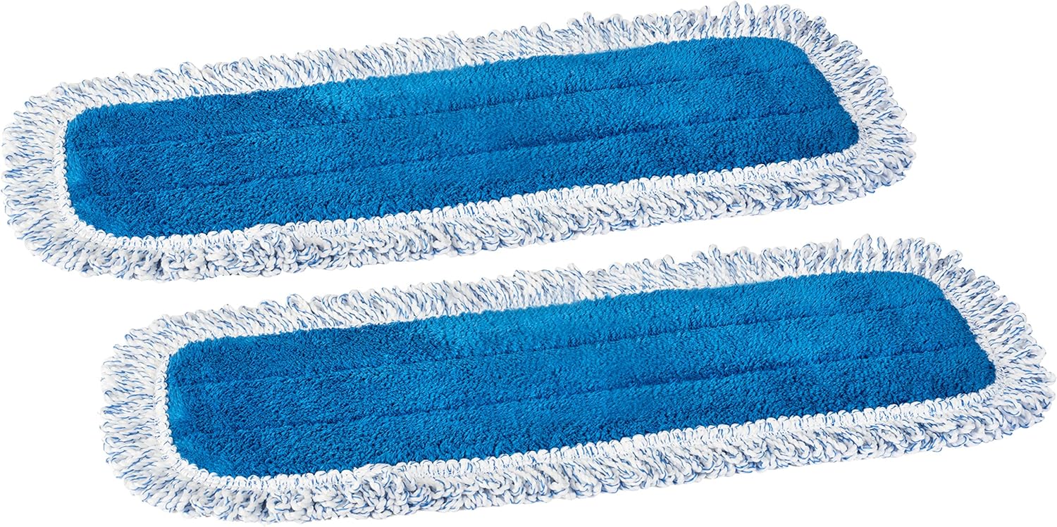 Zflow Microfiber Dust Mop Pads 2Pack 46+cm Premium Commercial Grade