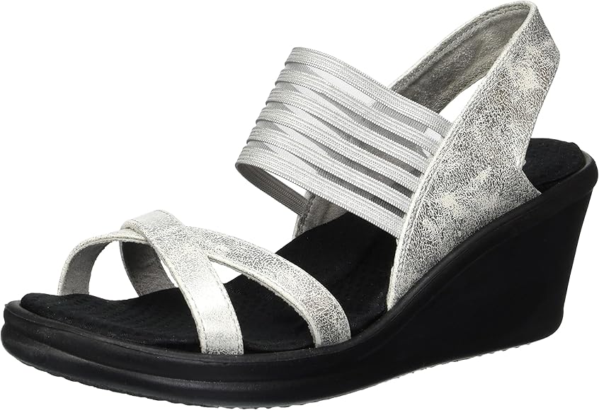 skechers wedge sandals amazon