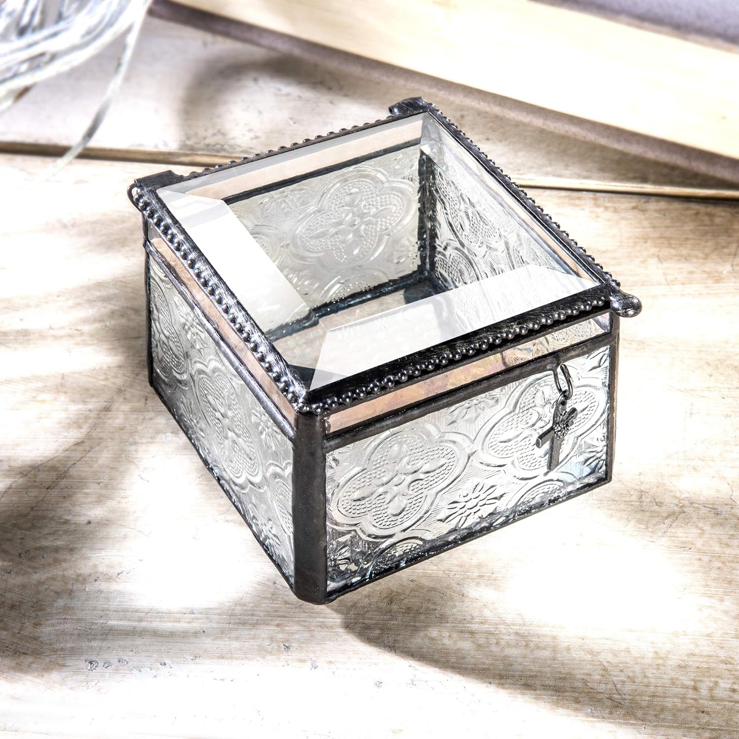 silver trinket box christening