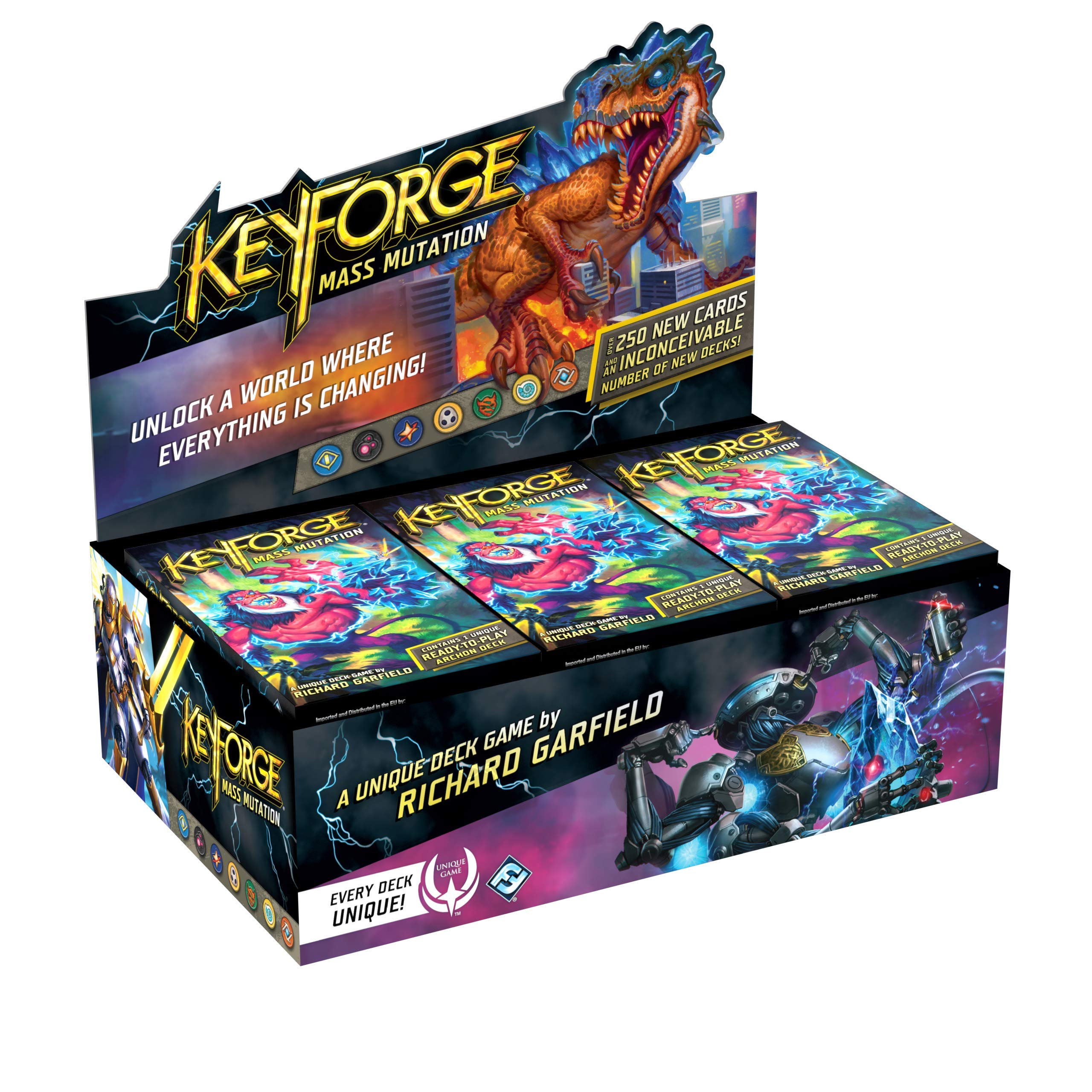 Fantasy Flight Games FFGKF09 KeyForge: Mass Mutation Archon Deck, Mixed Colours