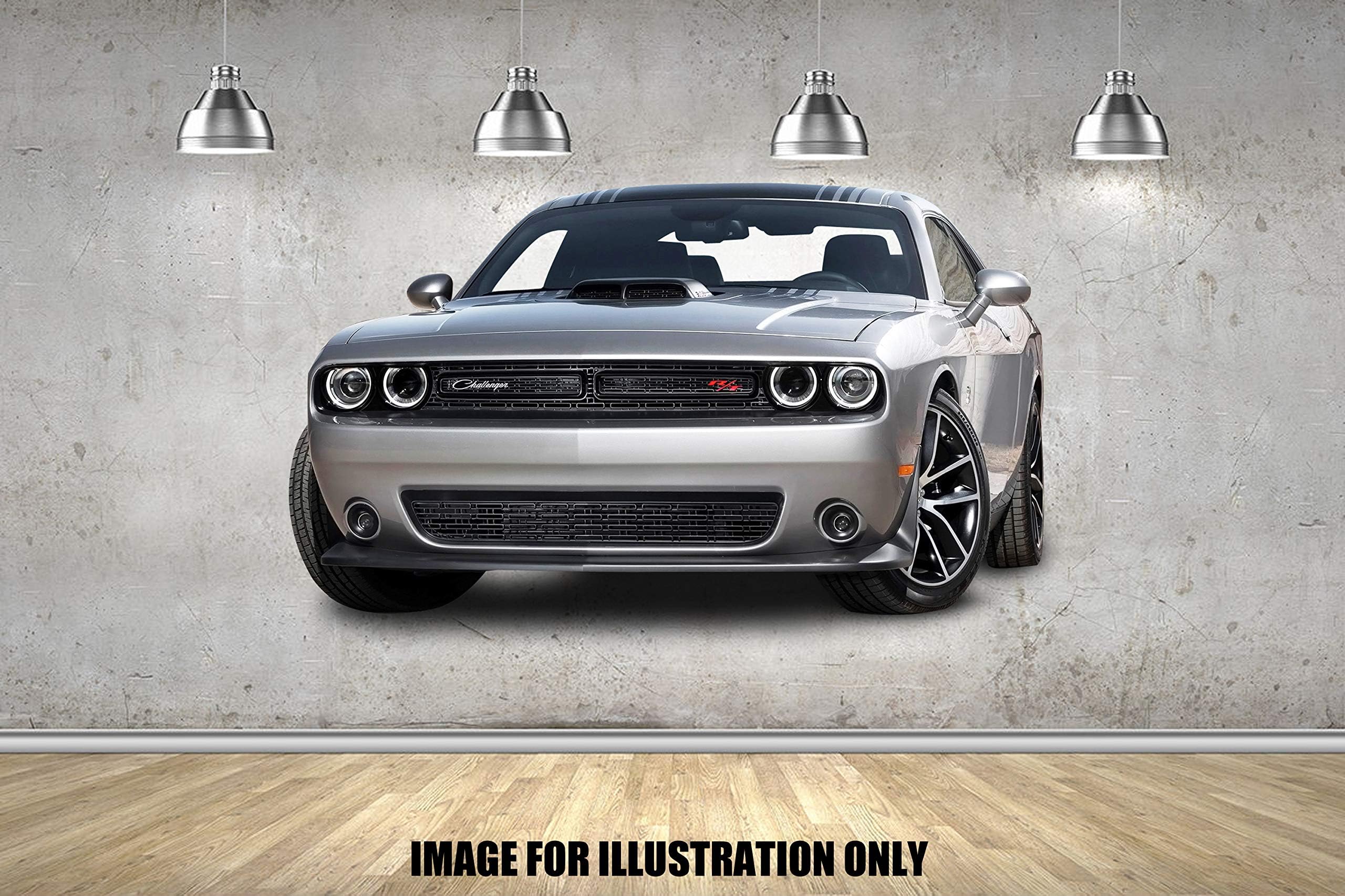 Silver Dodge Challenger Super Cars Childrens Wall Stickers Exotic Cars Wall Art Decal Nursery Boys Girls Wall Art Transfer Decal 3 Sizes