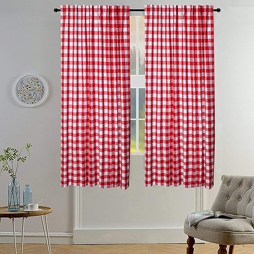 Amazon Com Rod Pocket Curtain Curtain For Kitchen Living Room