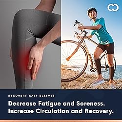 Copper Compression Calf Sleeves for Shin