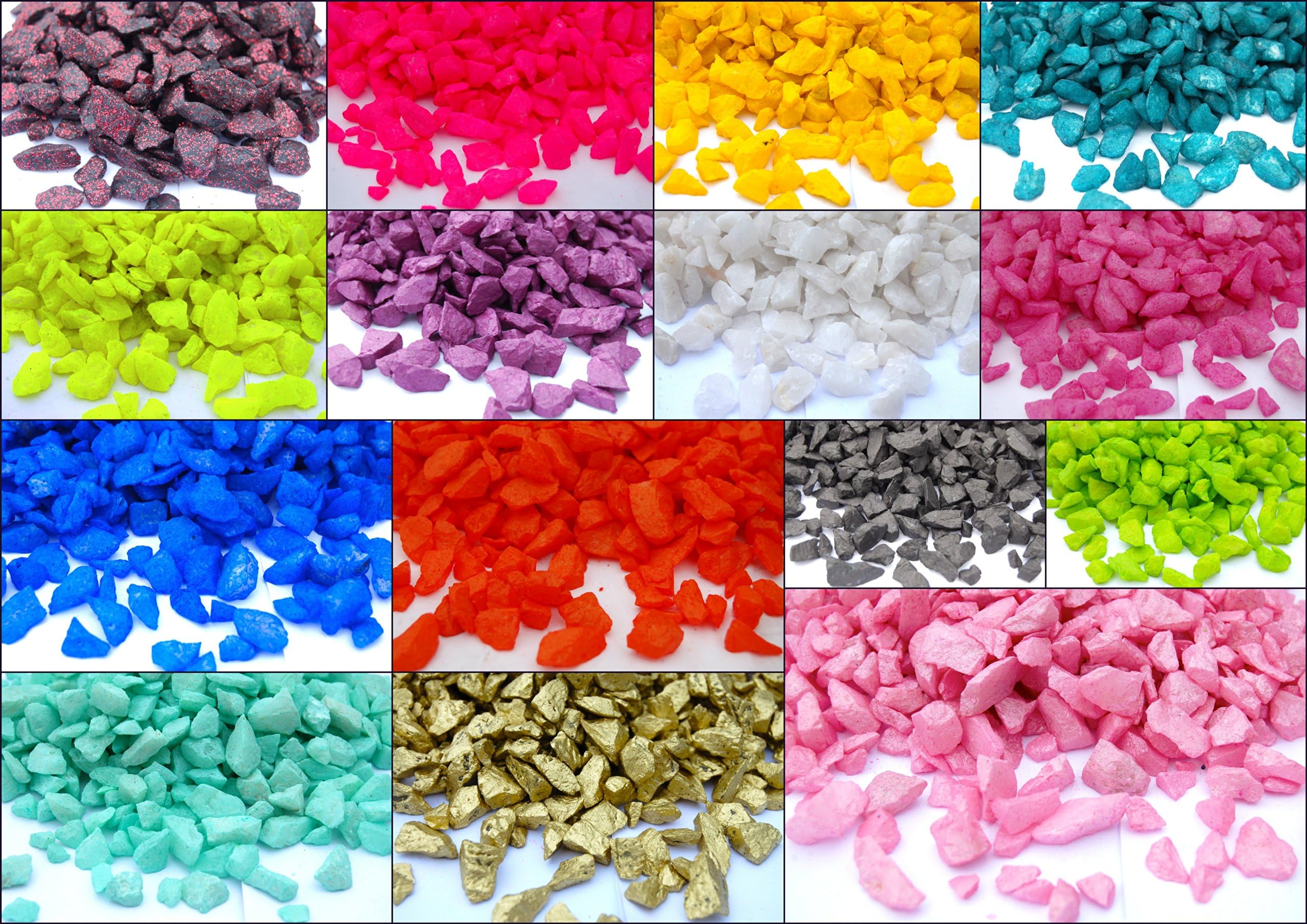 Coloured Crystals 1kg / 1000g Quartz Glass Glass Pebbles Wedding Decoration PlantsGarden Path Patio (Pink Silk)