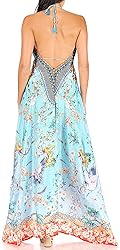 Sakkas 1817 - Lizi Womens Maxi High-Low Halter