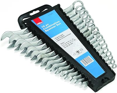 Hilka 17161602 Metric Combination Spanner Set 6-22 mm Nickel Chrome Plated