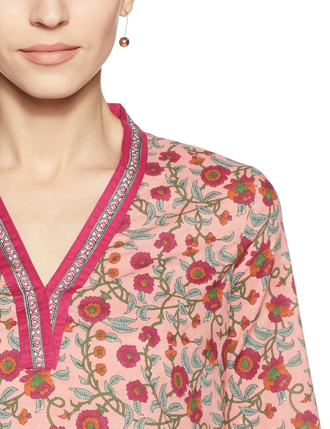 biba women's straight kurta