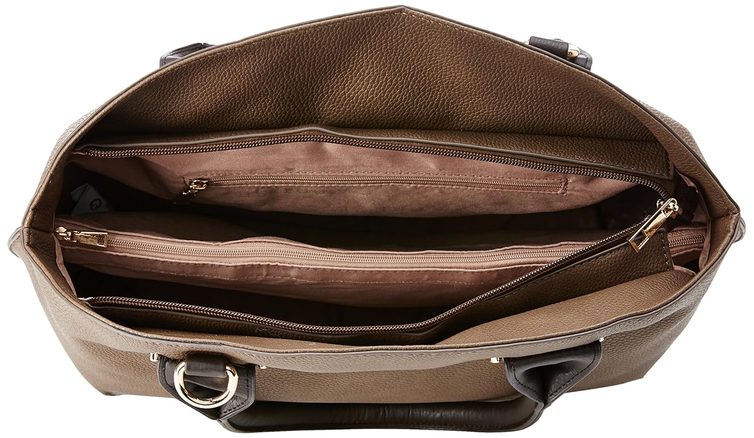 caprese kylie women's satchel (tan)