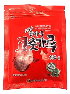 Korean Red Chili Pepper Flakes Powder Gochugaru 3.52oz Spicy