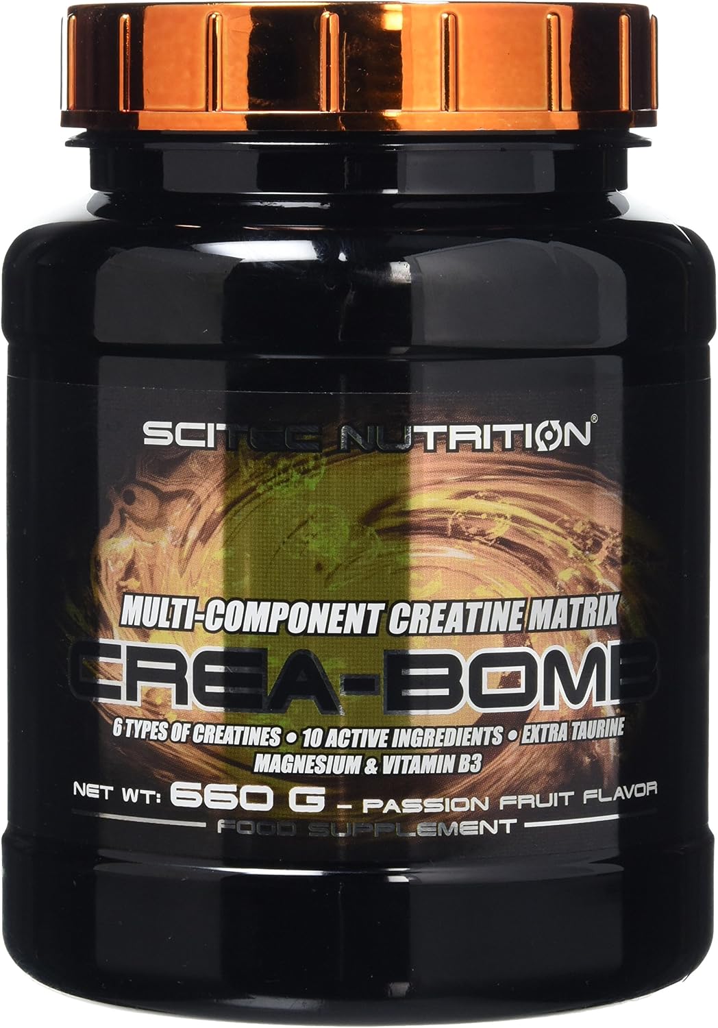 Scitec Nutrition Crea-Bomb Multi-Component Creatine Matrix Powder - 660g, Passion Fruit