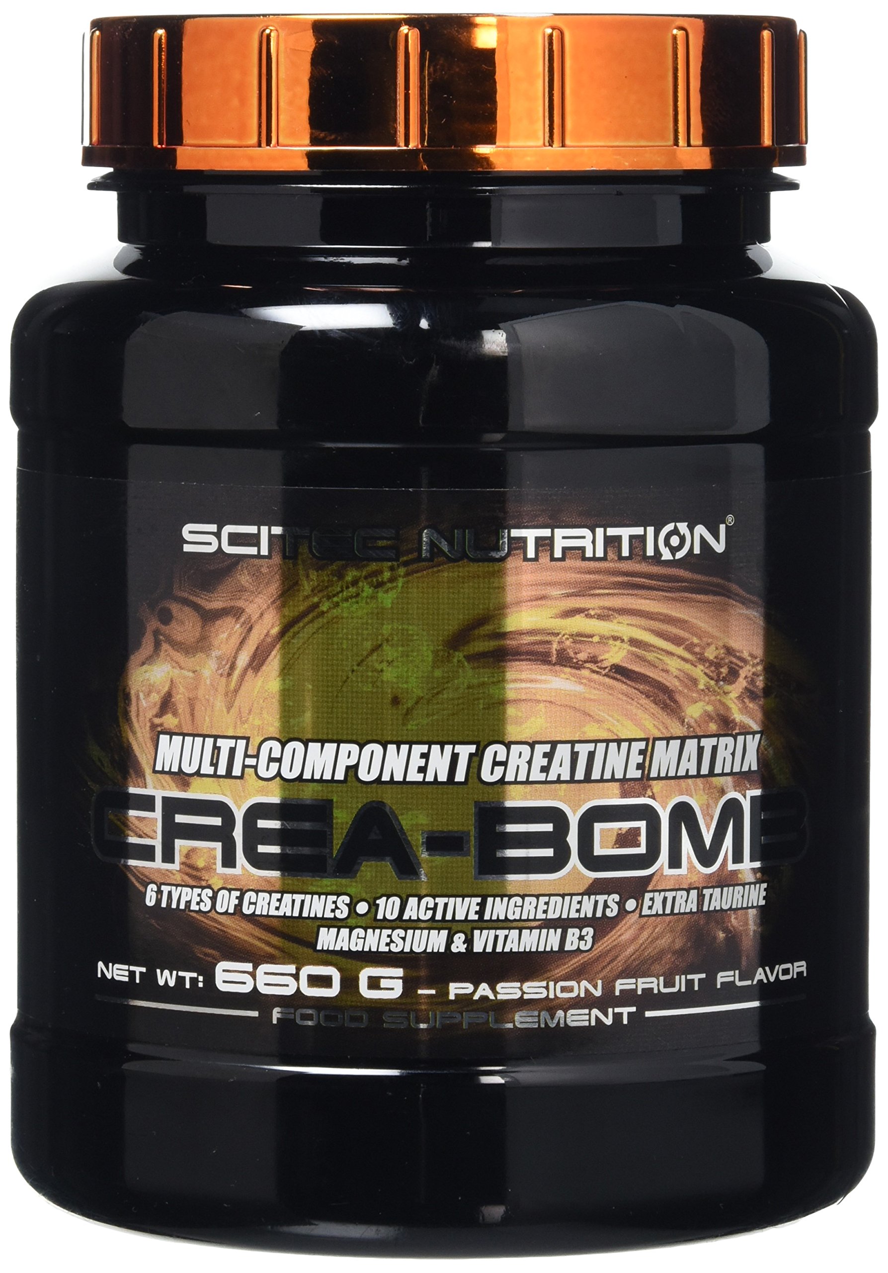 Scitec Nutrition Crea-Bomb Multi-Component Creatine Matrix Powder - 660g, Passion Fruit