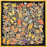 53” Large Head Scarf for Women - Silk Satin Scarf for Hair Wrapping at Night Bandana Square Scarf for Sleeping