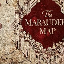 Warner Bros. Harry Potter Marauders Map Throw