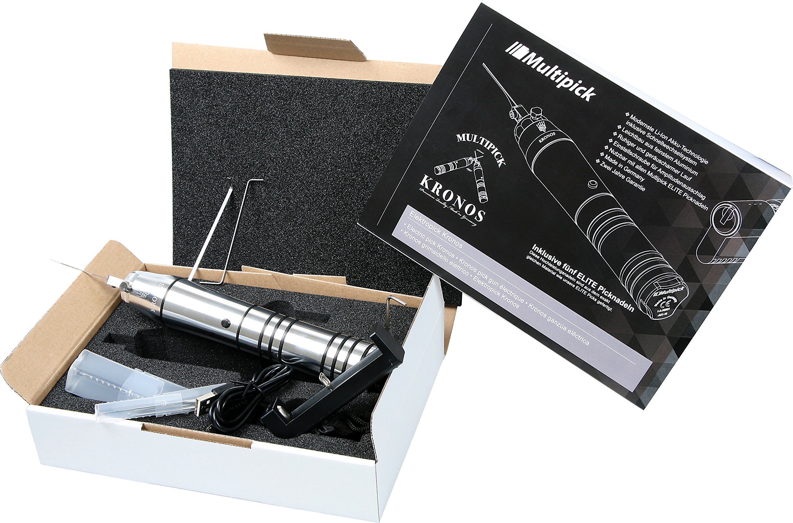 The Multipick ® Kronos Powerful Electric Lock Pick Gun for Emergency