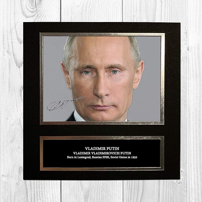 Amazon De Vladimir Putin 1 Ndb Signed Reproduction Autographed Wall Art 10 Inch X 10 Inch Print