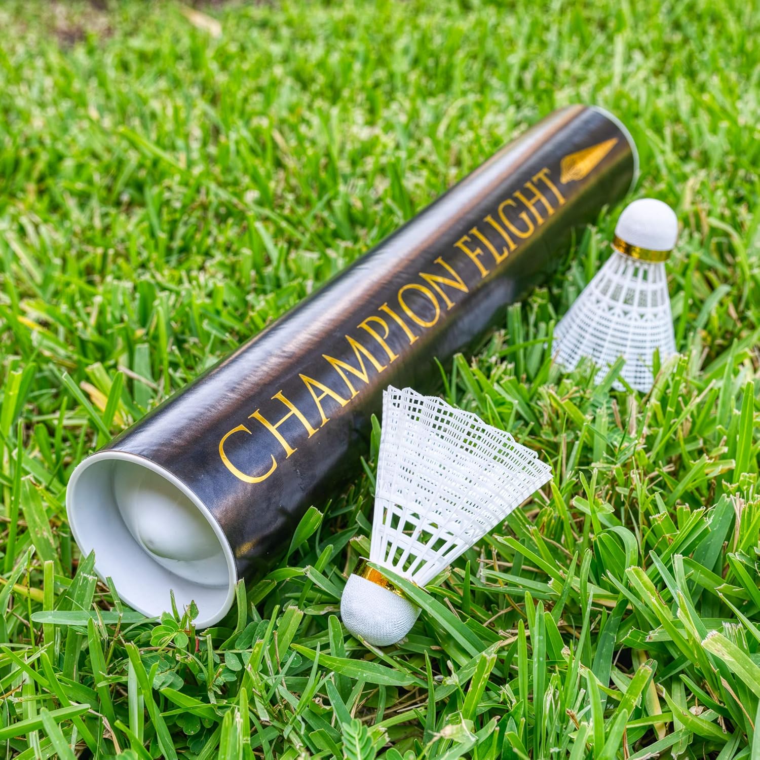 Champion Flight Badminton Shuttlecocks Birdies 12-Pack, Plastic Nylon, Beginner to Advanced Trainer : Sports & Outdoors