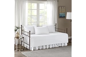 Comfort Spaces Housse de lit – Matelassage double face de luxe, literie confortable toutes saisons avec cache-lit, taies asso