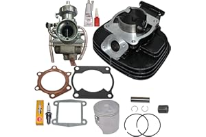 TOP NOTCH PARTS Cylinder Carburetor Piston Replacement for Yamaha Blaster 200 YFS200 TOP END KIT Set 1988 1989 1990 1991 1992 1993 1994 1995 1996 1997 1998 1999 2000 2001 2002 2003 2004 2005 2006