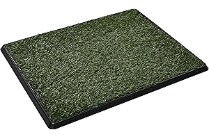 Artificial Grass Puppy Pee Pad for Dogs and Small Pets - 20x25 Inch, Reusable 3-Layer Turf Pads for Dogs with Tray - Indoor and Outdoor Fake Grass Potty Pet Supplies by PETMAKER