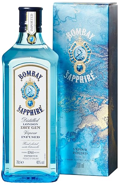 Bombay Sapphire Gin in Geschenkverpackung (1 x 0.7 l)
