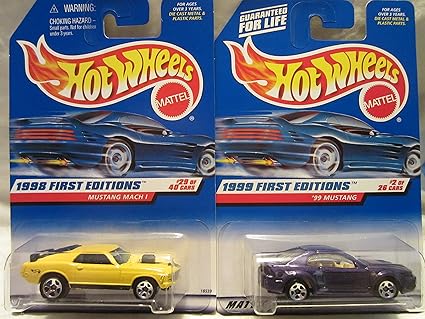 hot wheels 1998 first editions mustang mach 1