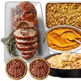 Seafood Turducken Roll Family Feast - 5 lb Stuffed Poultry with Seafood Jambalaya, Serves 6-8, Authentic Louisiana Gourmet Meal Bundle with Cajun Sides