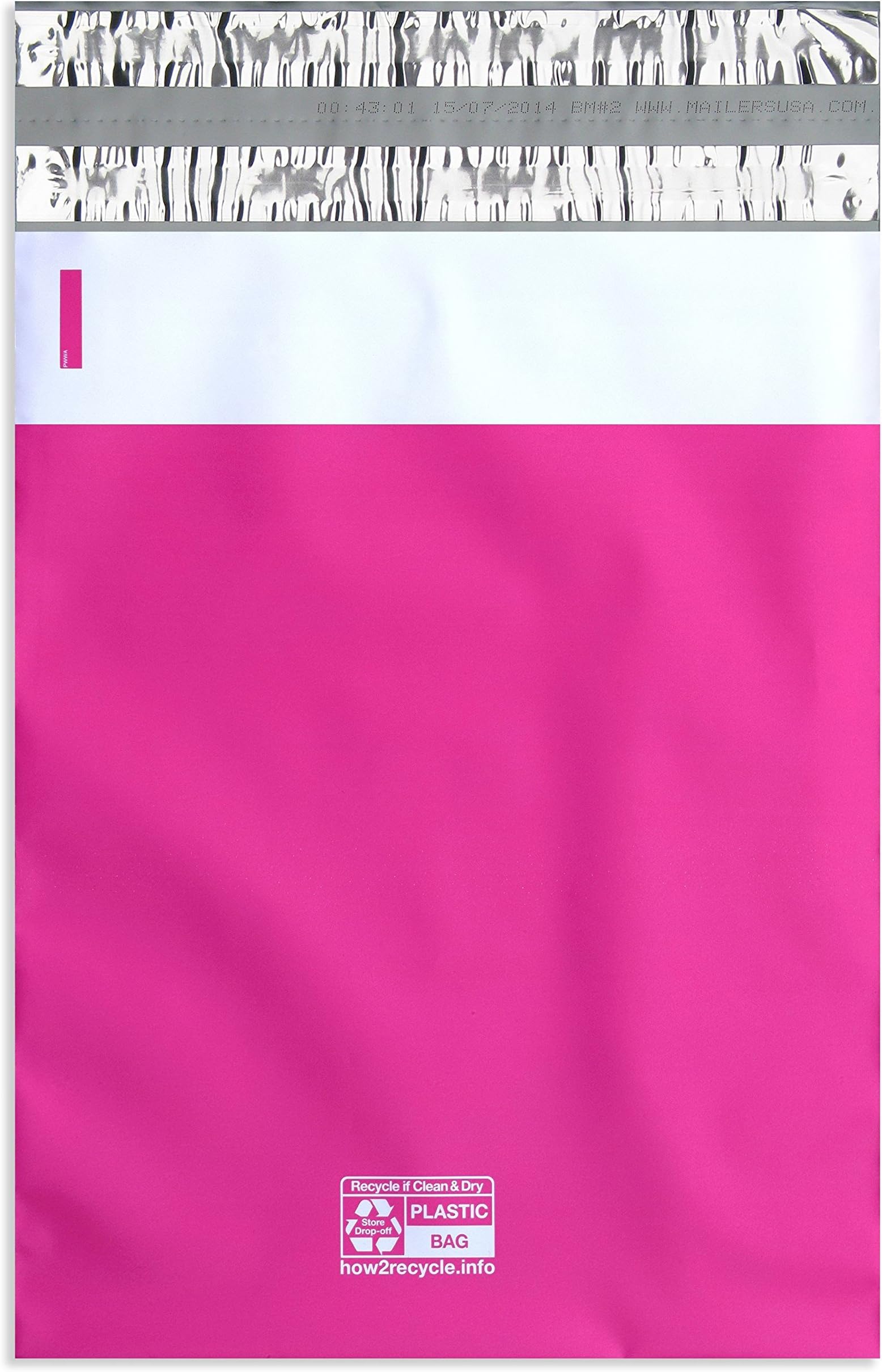 1000 Pink Returnable Poly Mailer Shipping Bags 9 x 12"