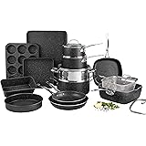 Granite Stone Cookware - Bakeware Sets (20 Piece Set)
