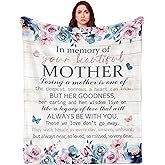 Xufudy Memorial Gifts for Loss of Mom, Bereavement Gift Ideas Blanket 50x60, Loss of A Mother Sympathy Gifts, Sympathy Gifts for Loss of Mom, Sympathy Gifts for Loss of Loved One, Grief Gifts