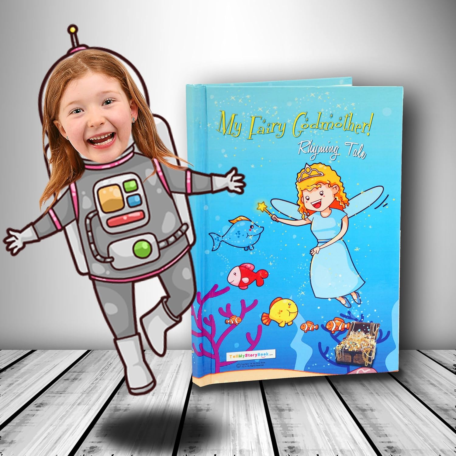Hardback Personalised Children's Book using Your Child's Photo as the