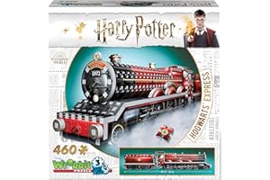 WREBBIT 3D Wrebbit3D Harry Potter Hogwarts Express 3D Puzzle for Teen and Adults | 460 Real Jigsaw Puzzle Pieces | Unique Foam Backing Technology for Sturdy Assembly for Harry Potter Fans