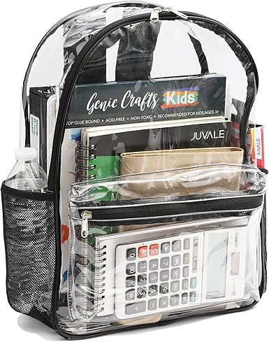 clear backpack for stadium