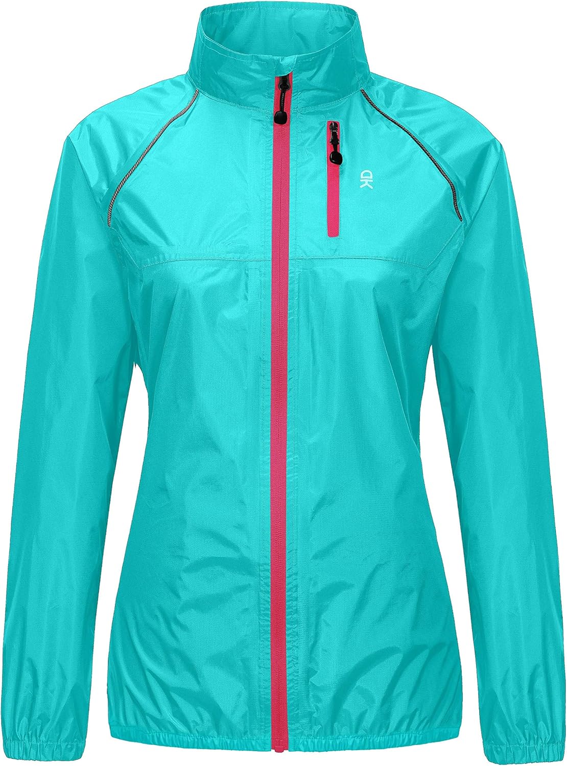 Little Donkey Andy Women's Lightweight Waterproof Cycling Running Rain Jacket, Packable Windbreaker Fall Jacket : Clothing