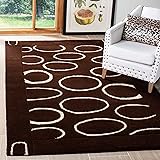 SAFAVIEH Soho Collection 5' x 8' Brown / Ivory
